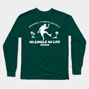 No Jungle No Life - Original 174 Bpm Club Long Sleeve T-Shirt